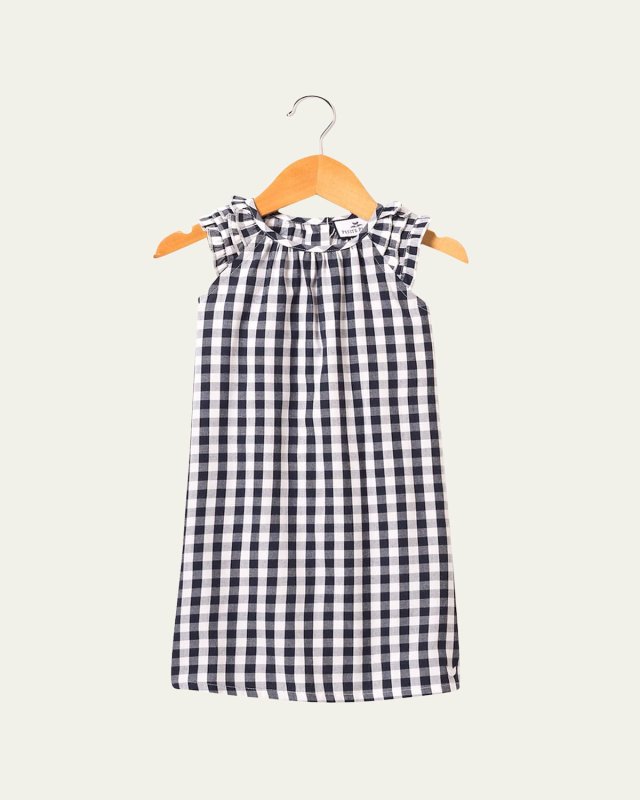 Amelie Gingham Nightgown, Size 6M-